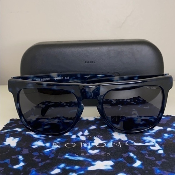 Komono Sunglasses Bennet Indigo Demi - Picture 3 of 12